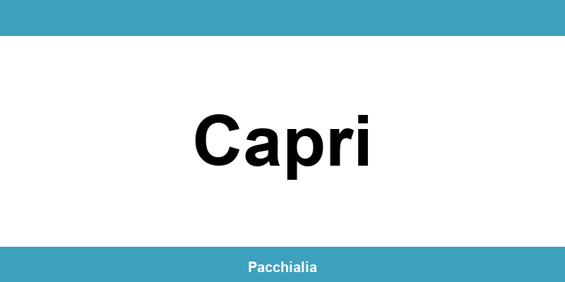 Contatti dell’ufficio Poste Italiane a Capri