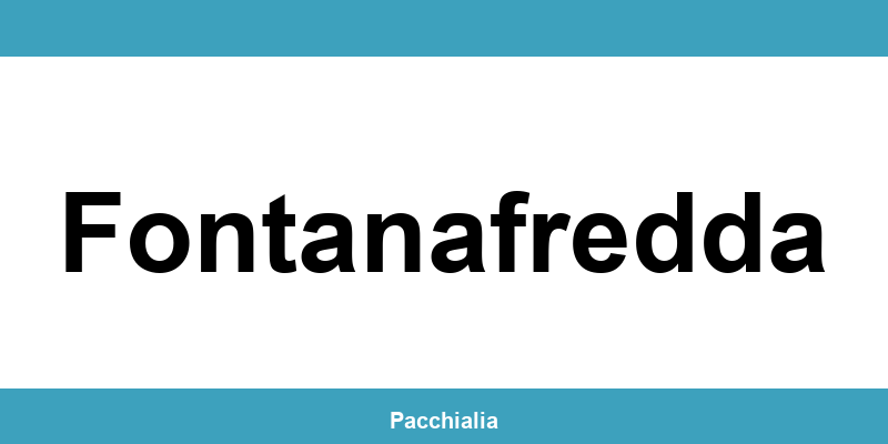 Contatti dell’ufficio Poste Italiane a Fontanafredda