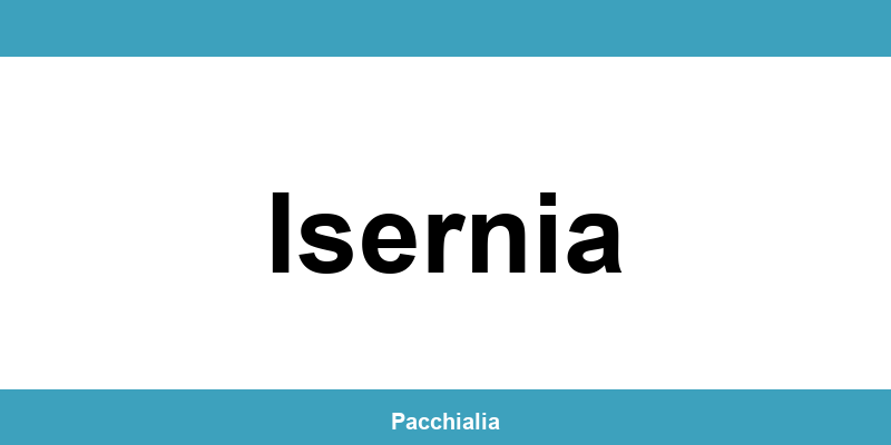 Contatti dell’ufficio Poste Italiane a Isernia