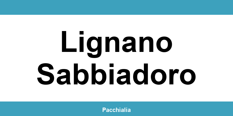 Contatti dell’ufficio Poste Italiane a Lignano Sabbiadoro