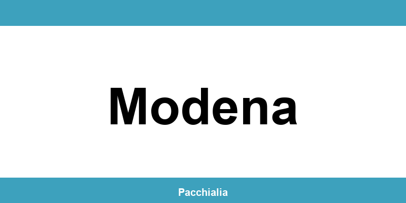 Contatti dell’ufficio Poste Italiane a Modena